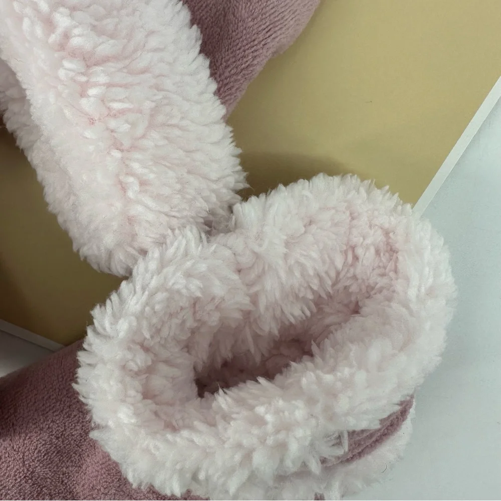 First Impressions Baby Pink Hat and Booties Set Size 6-12 Months New